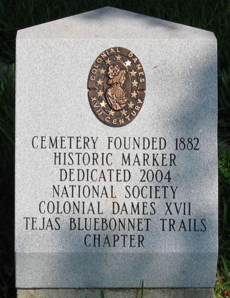 Historical Marker, founded 1882 historical marker